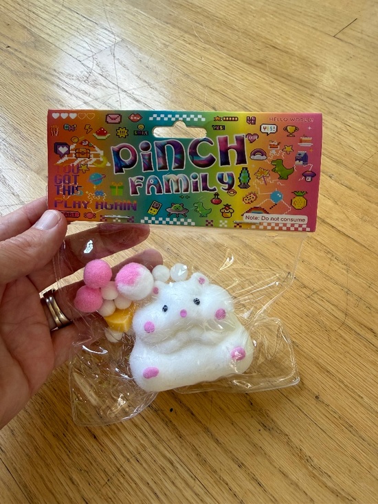 Other - Pinch Family Taba Super Squishies Fidget White Hamster